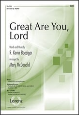 Great Are You, Lord SATB choral sheet music cover